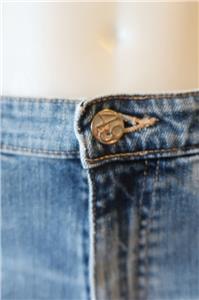 Womens AG Adriano Goldschmied AG-44997 Blue Cropped Denim Jeans