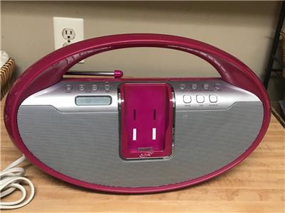 iLive IBCD2817DP Portable CD Player & AM/FM Stereo Radio Boombox