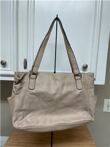 BEAUTIFUL TAN STRADA HANDBAG, PURSE, SHOULDER BAG EUC, SEE
