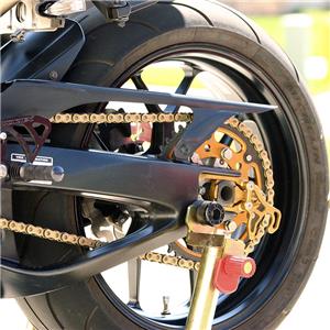 Yamaha FZ09 MT09 Gold Black Chain RK X-Ring XSO 150 Link 525