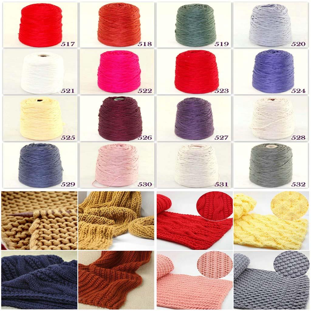 SALE 8ballsX50g NEW Chunky Colorful Hand Knitting Scores Wool Yarn