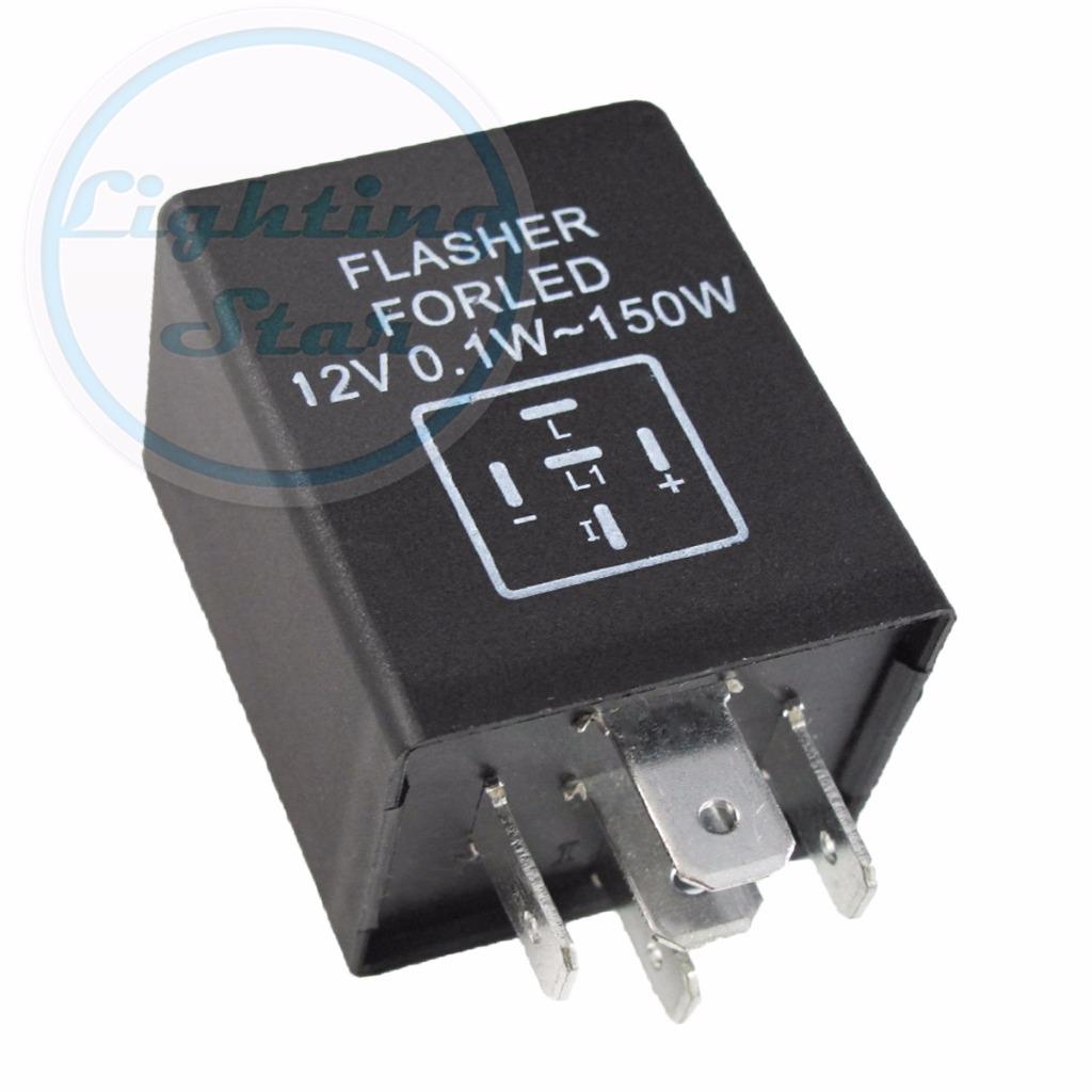 5Pin EP27 FL27 LED Flasher Relay Fix For LED Turn Signal Lamps Hyper