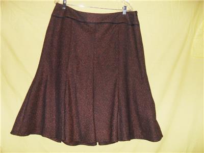 Women's Skirt Plus Size 16 BBW by REQUIREMENTS Winter Skirt Office ...
