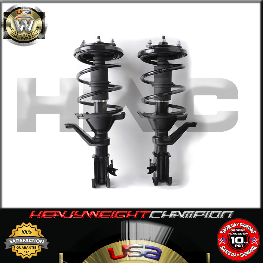 Front Quick Strut Spring Shock Pair For 01 05 Honda Civic 2 4 Door Acura El Ebay