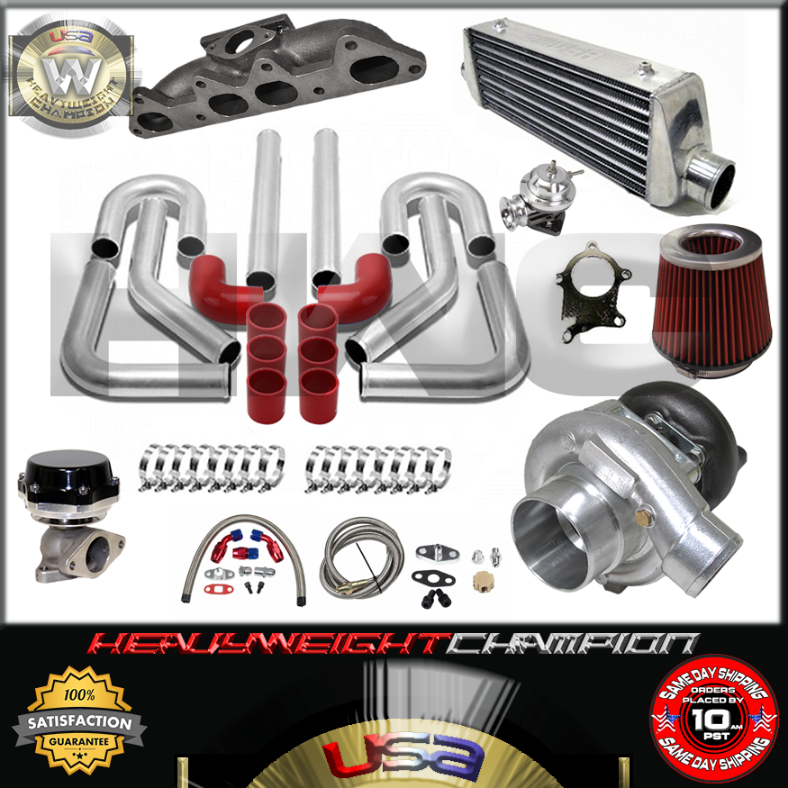 Turbo Kit T3/T4 for 9402 Honda Accord CL F22B F23A FMIC PK WG BOV