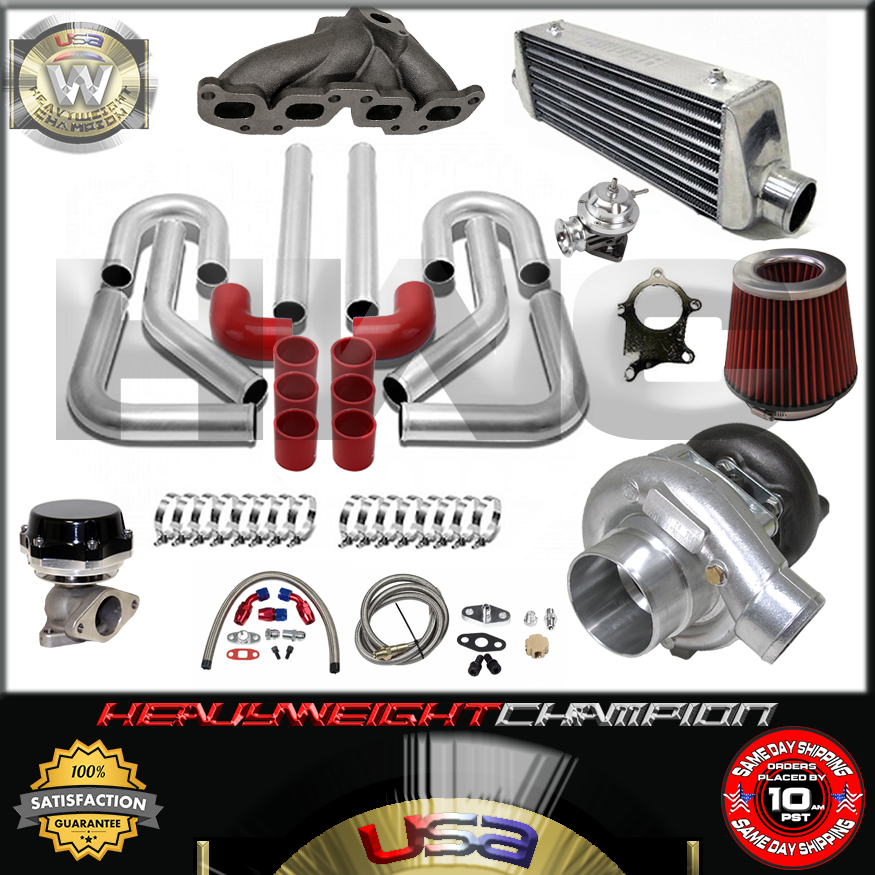Turbo Kit T3/T4 for Nissan QR25DE Altima Sentra SE-R FMIC PK