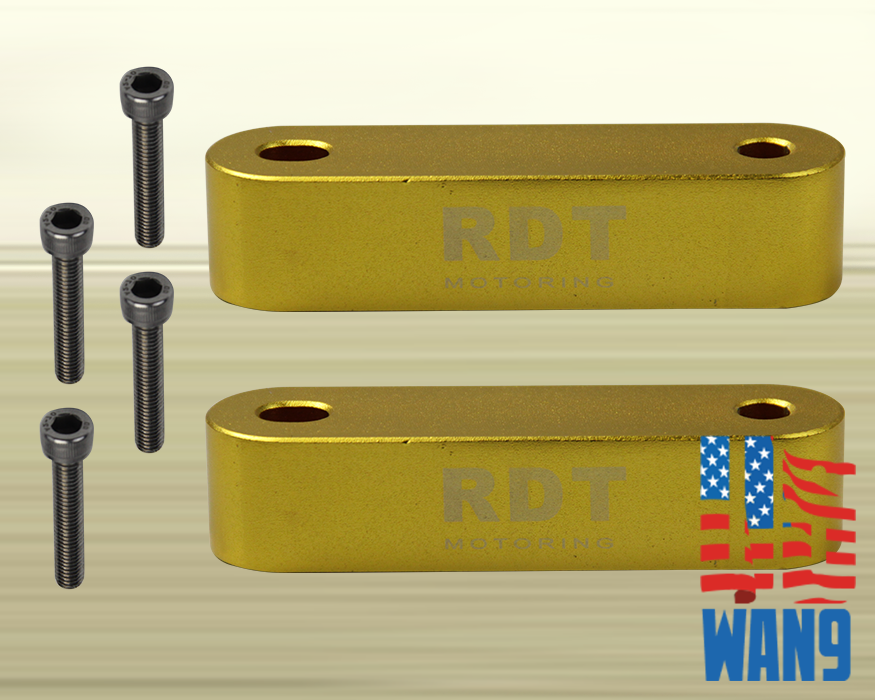 Details About Gold Jdm Hood Spacer Risers Aluminum For Honda Acura Eg Ek Dc2 Ej Ef