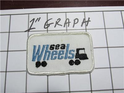 Vintage Company Logo Patch Sea Wheels Nos Mint Trucking Ebay