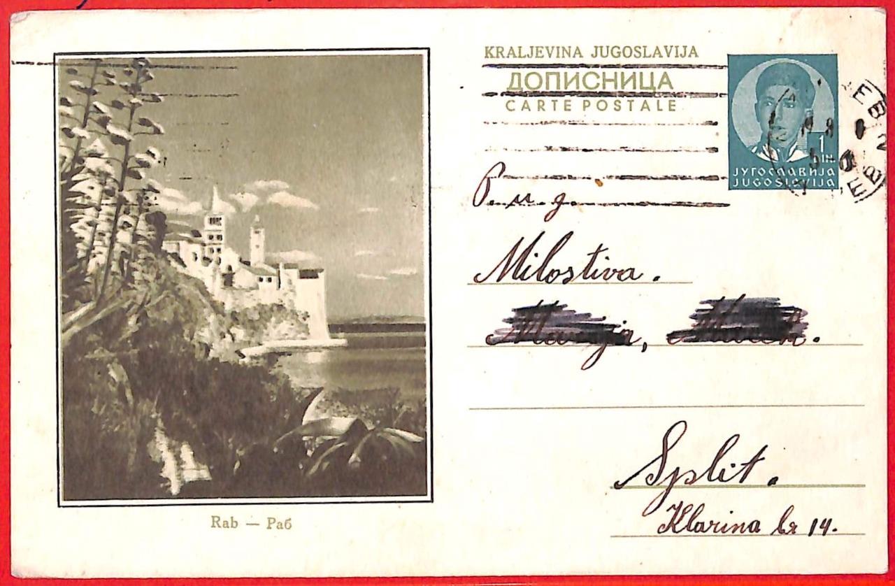 aa0643 - YUGOSLAVIA - Postal History - stationery card from Zagreb CROATIA - Picture 1 of 1