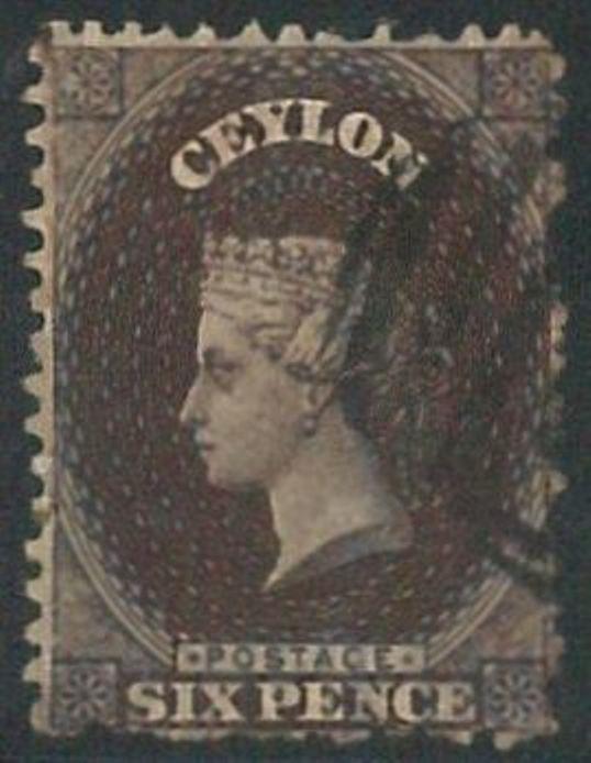 70353 - CEILÁN - SELLOS: Stanley Gibbons # 67 usado - Seis peniques - MUCHO A ELEGIR - Imagen 7 de 10