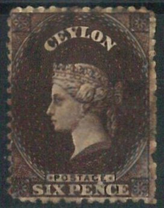 70353 - CEILÁN - SELLOS: Stanley Gibbons # 67 usado - Seis peniques - MUCHO A ELEGIR - Imagen 8 de 10