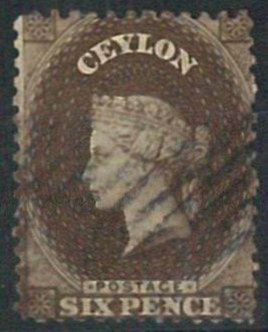 70353 - CEILÁN - SELLOS: Stanley Gibbons # 67 usado - Seis peniques - MUCHO A ELEGIR - Imagen 9 de 10