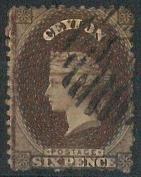 70353 - CEILÁN - SELLOS: Stanley Gibbons # 67 usado - Seis peniques - MUCHO A ELEGIR - Imagen 10 de 10