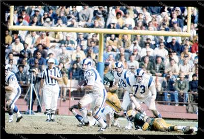 Larry Smith Charlie Cowan Roman Gabriel Rams V Packers 35mm