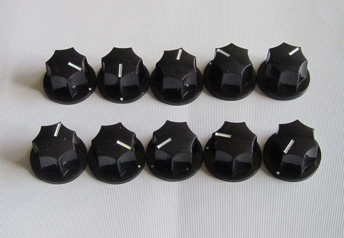 10pcs Metric Spec Jazz Bass Large Knobs Jaguar Mustang Style Guitar