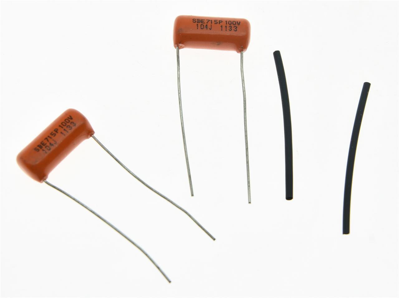 2pcs Guitar Bass Sprague 225P Orange Drop Capacitors 0.1uf .1uF 100v