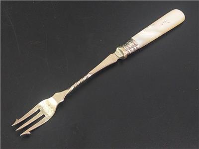 Pickle Fork Trident Tip With Mother of Pearl Handle 19th ...