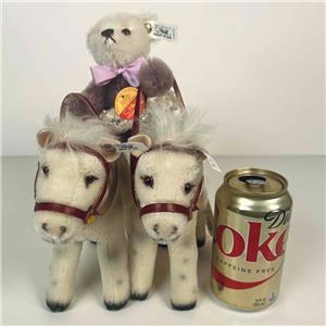 Fabulous Vintage Steiff LE Fulda Yukon Quest Musher Set with