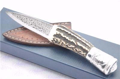 engraved sgian dubh