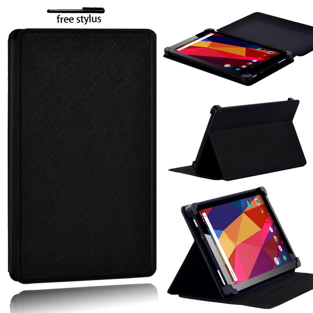 Printed name PU Leather Stand flip Cover Case For Argos Alba 7 8 10 inch Tablet - Picture 9 of 38