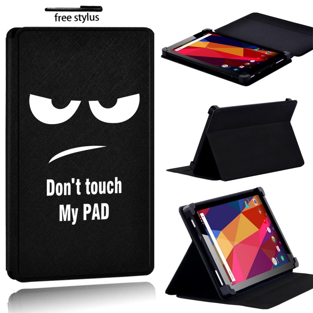 Printed name PU Leather Stand flip Cover Case For Argos Alba 7 8 10 inch Tablet - Picture 13 of 38