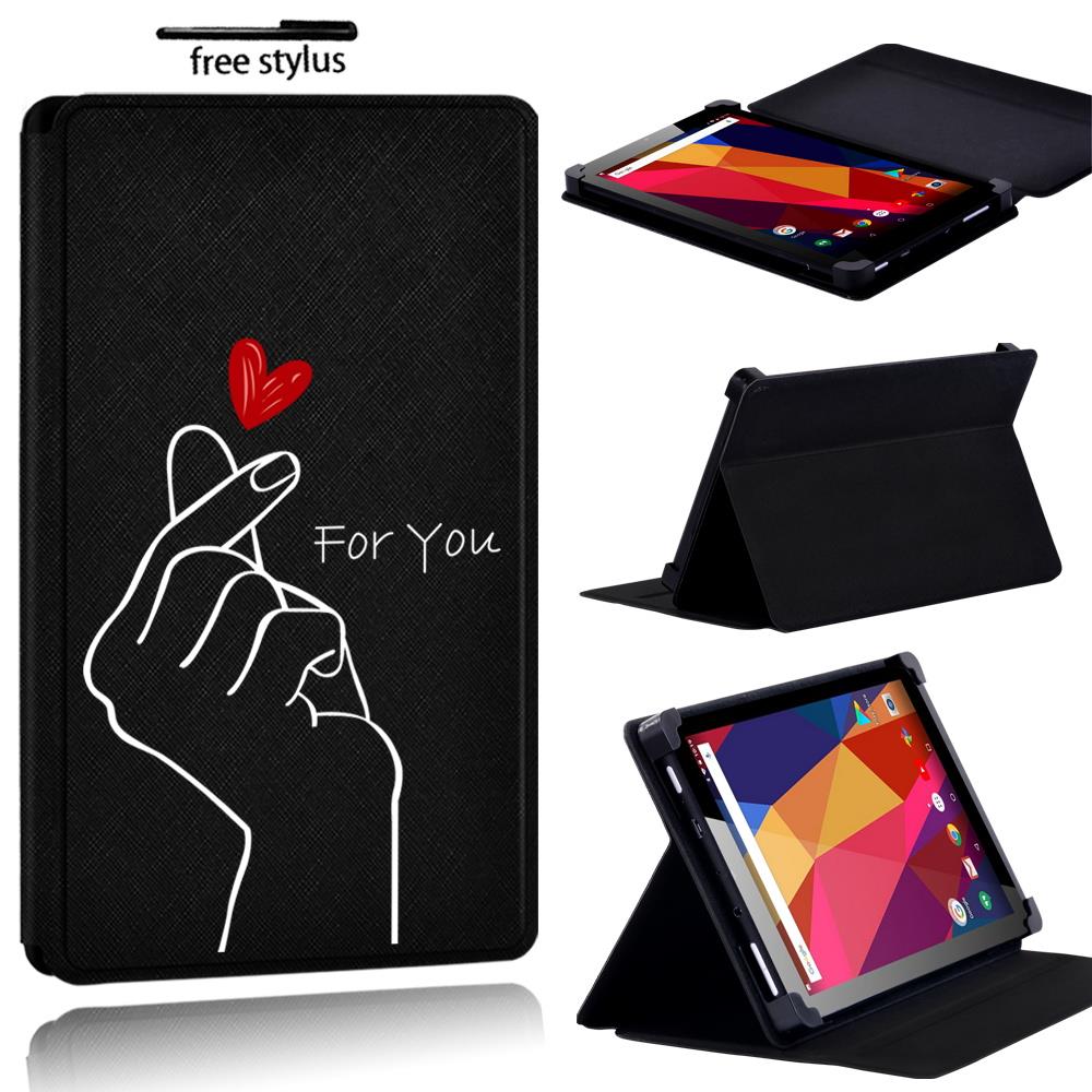 Printed name PU Leather Stand flip Cover Case For Argos Alba 7 8 10 inch Tablet - Picture 14 of 38