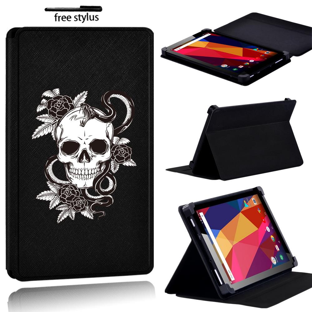 Printed name PU Leather Stand flip Cover Case For Argos Alba 7 8 10 inch Tablet - Picture 18 of 38