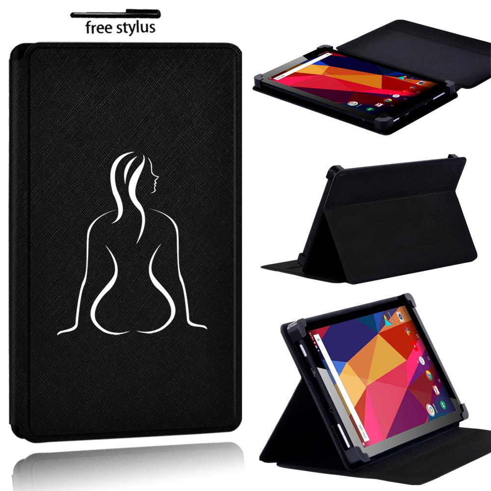 Printed name PU Leather Stand flip Cover Case For Argos Alba 7 8 10 inch Tablet - Picture 21 of 38