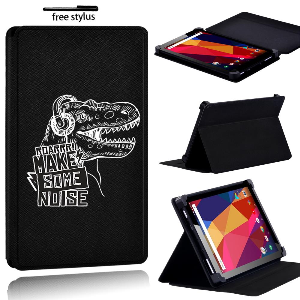 Printed name PU Leather Stand flip Cover Case For Argos Alba 7 8 10 inch Tablet - Picture 30 of 38