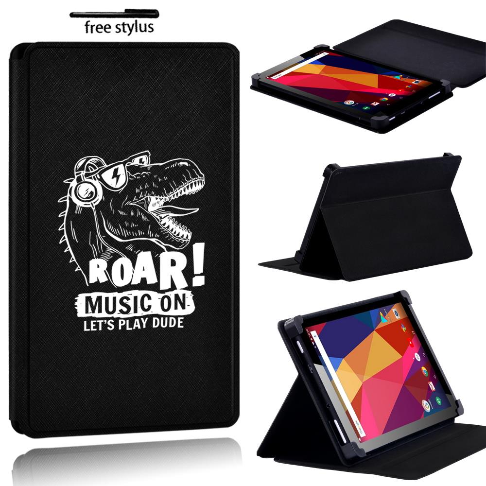 Printed name PU Leather Stand flip Cover Case For Argos Alba 7 8 10 inch Tablet - Picture 31 of 38