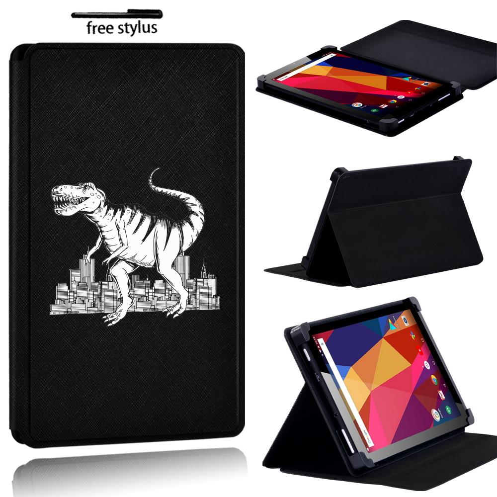 Printed name PU Leather Stand flip Cover Case For Argos Alba 7 8 10 inch Tablet - Picture 32 of 38