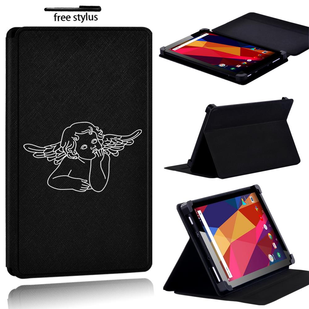 Printed name PU Leather Stand flip Cover Case For Argos Alba 7 8 10 inch Tablet - Picture 36 of 38