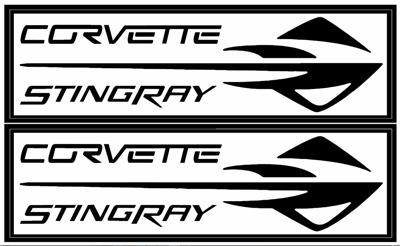 New Corvette Stingray C6 Emblem Decal Graphics Sticker Fits Chevy Corvette Ebay