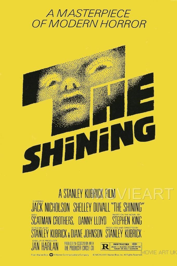THE SHINING HORROR MOVIE POSTER FILM A4 A3 ART PRINT CINEMA