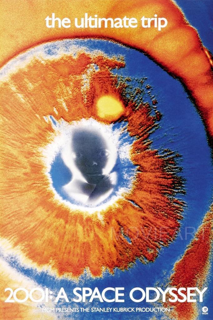2001 A SPACE ODYSSEY EYE DESIGN MOVIE POSTER FILM A4 A3 ART PRINT CINEMA