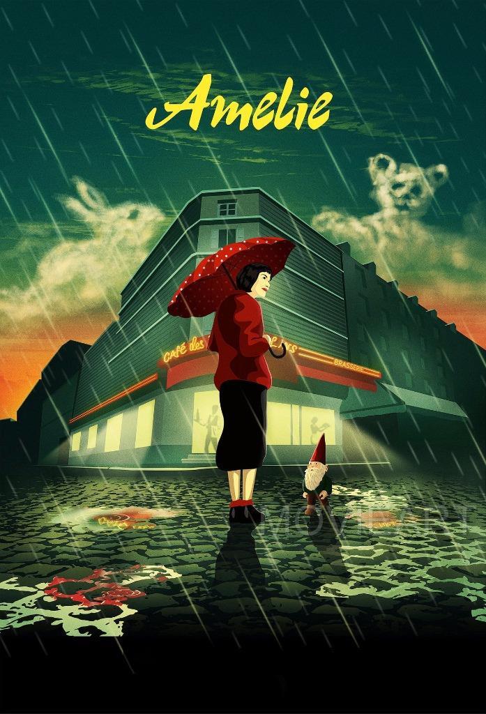 Amelie Movie Poster Film A4 A3 Art Print Cinema 2 Ebay The music was composed by yann tiersen. usd