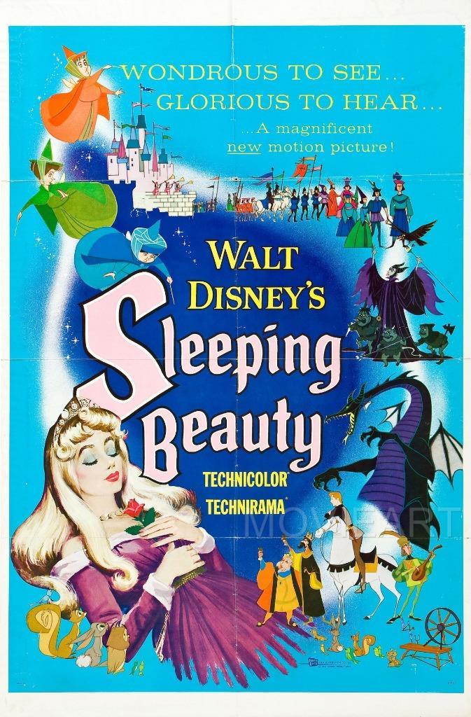 Sleeping Beauty Classic Movie Poster Poster A3//A2 Print