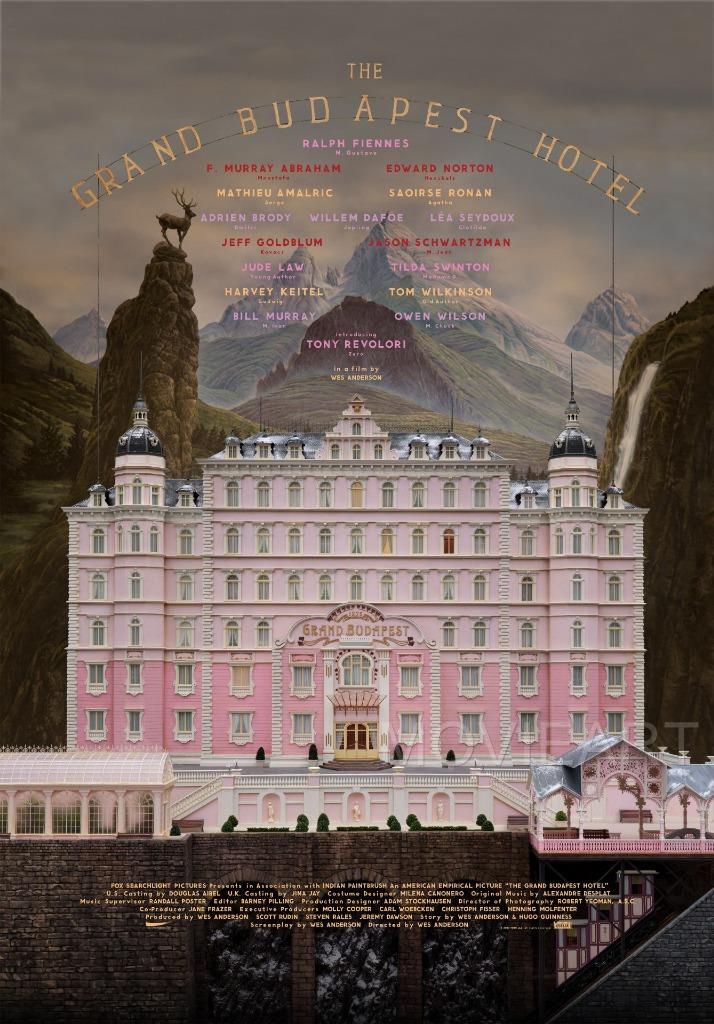 The Grand Budapest Hotel Movie Poster Print T264 A4 A3 A2 A1 A0|