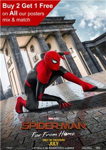 Spiderman Far From Home 2019 Berlin Teaser Poster A5 A4 A3 A2 A1 Ebay