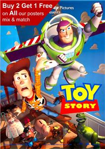 Toy Story 1995 Movie Poster A5 A4 A3 A2 A1 | eBay UK