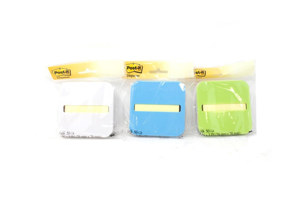 Postit Popup Notes Dispenser OL330MX 3 x 3in with Yellow Notes 50