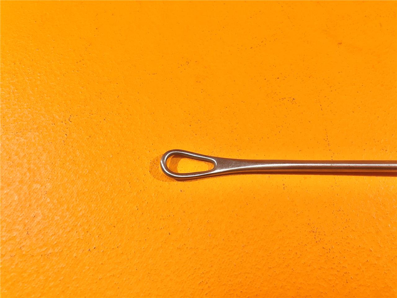 Jarit 500311 Thomas Uterine Curette, Blunt, Wide, Loop, 11", OBGYN