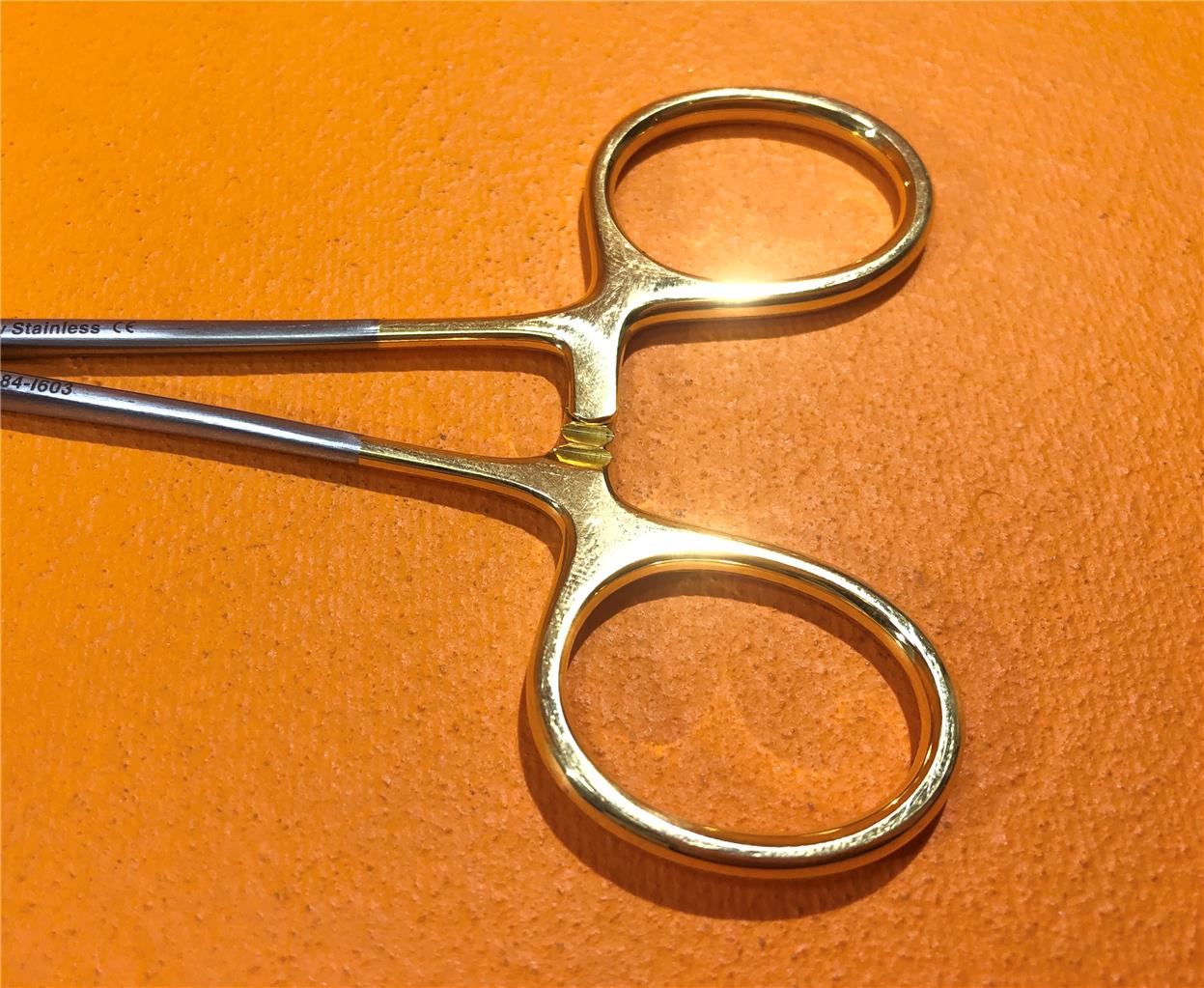 Integra Jarit 121119 ster Needle Holder, CarbBite, 45/8" (118mm