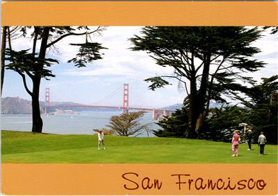 San Francisco CA California LINCOLN PARK GOLF COURSE Golfers