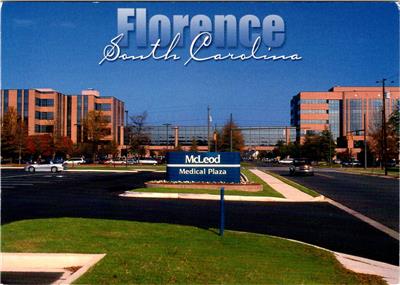 家庭の医学　ハガキ付き　PS2　 medicine ｗ/postcard Florence, SC South Carolina MCLEOD MEDICAL PLAZA Center/Hospital