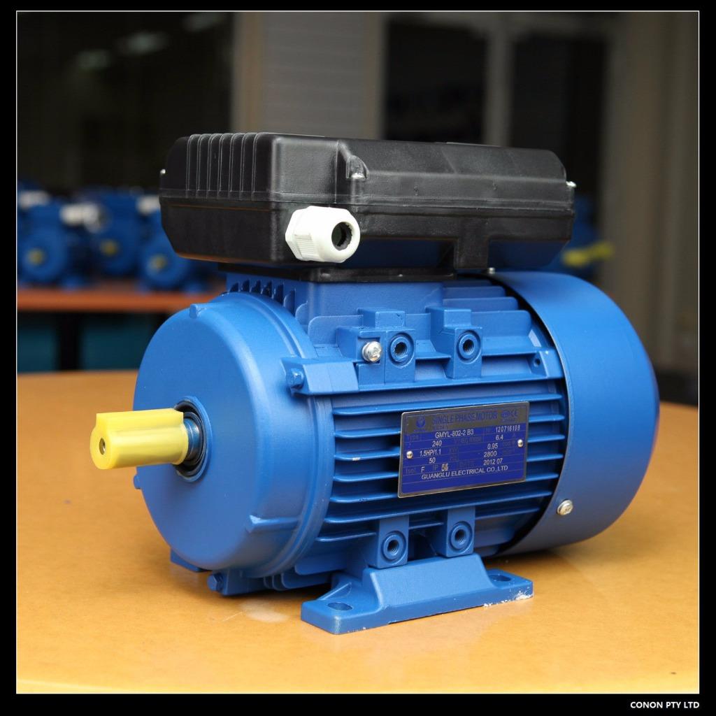 0 75kw 1hp 1400pm Shaft Size 19mm Electric Motor Single
