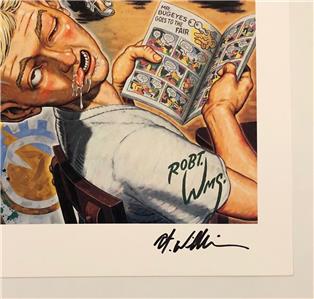 ROBERT WILLIAMS ポスター RUDICHRIST ROBERT WILLIAMS CARTOON DISEASE RARE ARTIST PROOF LIMITED