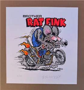 ED BIG DADDY ROTH　2冊 ED BIG DADDY ROTH BROTHER RAT FINK SIGNED & NUMBERED ART