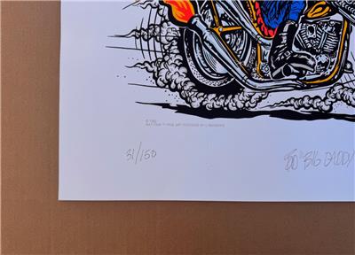 ED BIG DADDY ROTH BROTHER RAT FINK SIGNED & NUMBERED ART