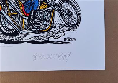 ED BIG DADDY ROTH BROTHER RAT FINK SIGNED & NUMBERED ART